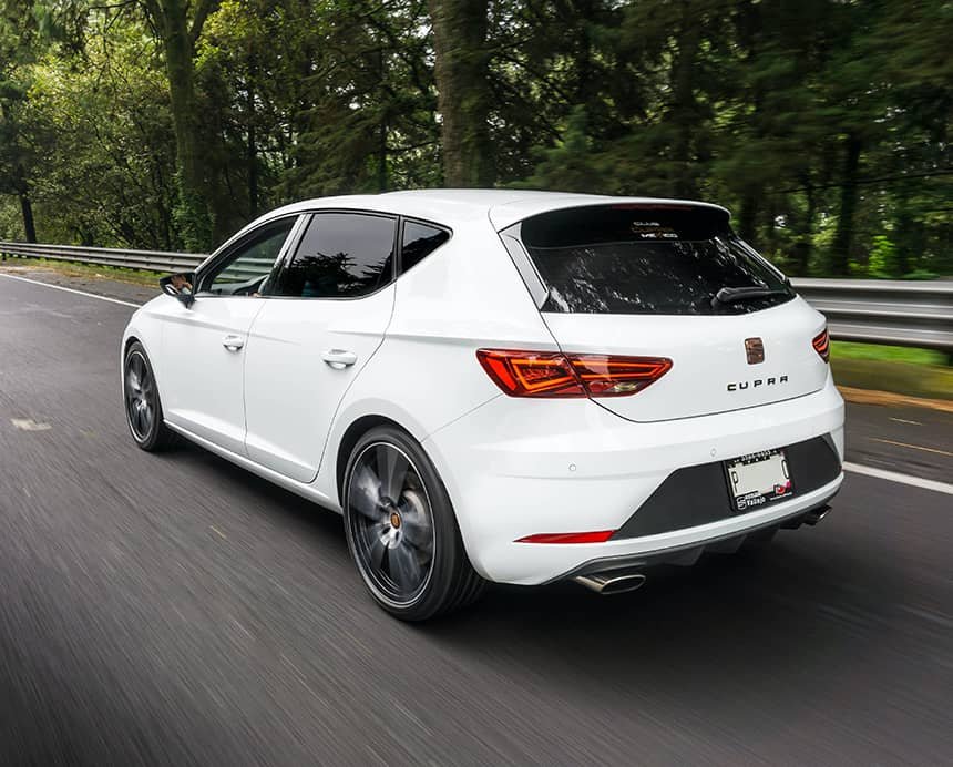 White Car Driving on Road